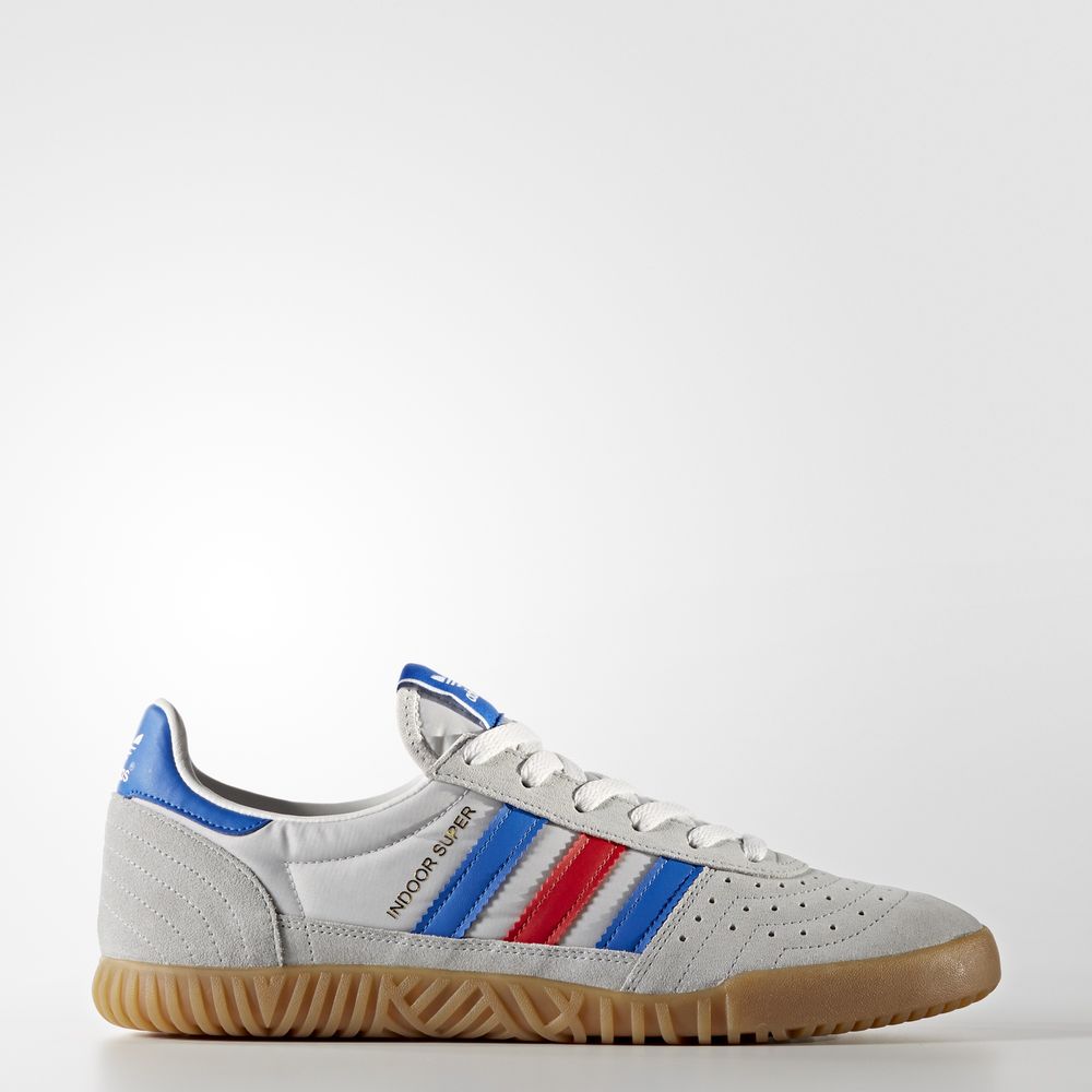 Adidas Indoor Super - Originals γυναικεια - Μαυρα/Μπλε/Κοκκινα,Μέγεθος: EU 36 – 54 2/3 (580VAHLW)